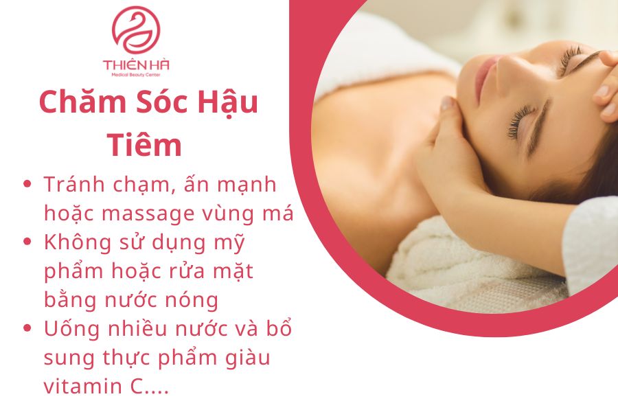 Lưu ý chăm sóc sau tiêm filler má baby