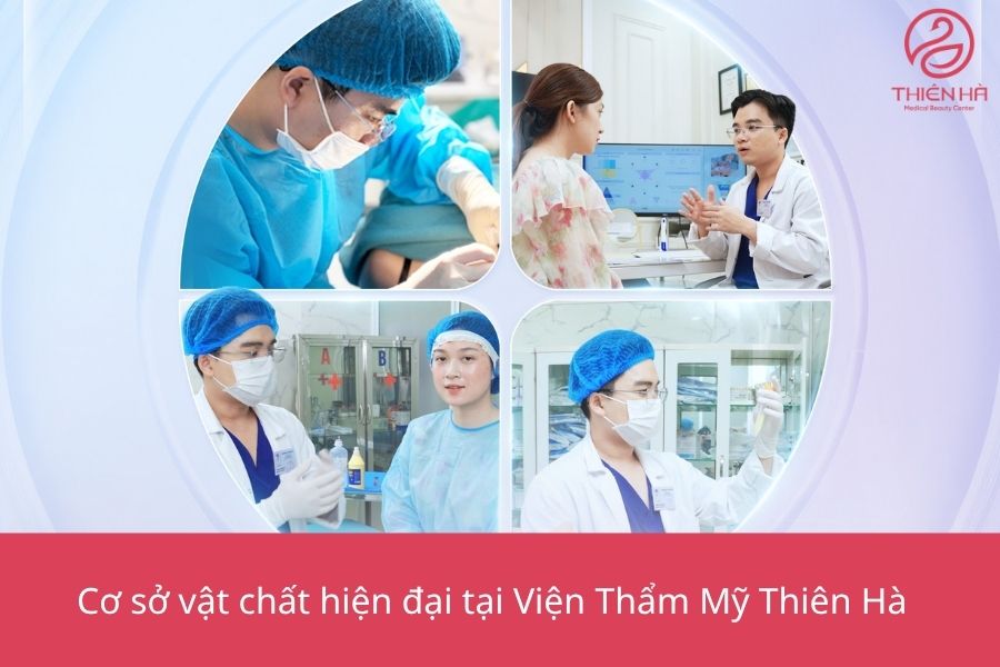 Cơ sở vật chất hiện đại tại Viện Thẩm Mỹ Thiên Hà