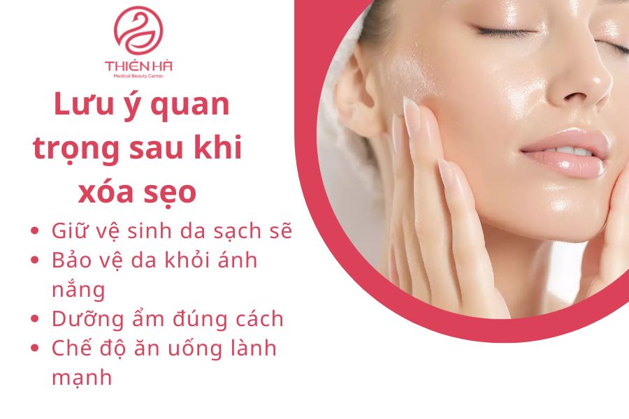 Chăm sóc da sau xóa sẹo