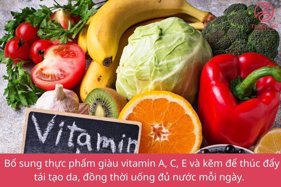Bổ sung đầy đủ thực phẩm cần thiết 