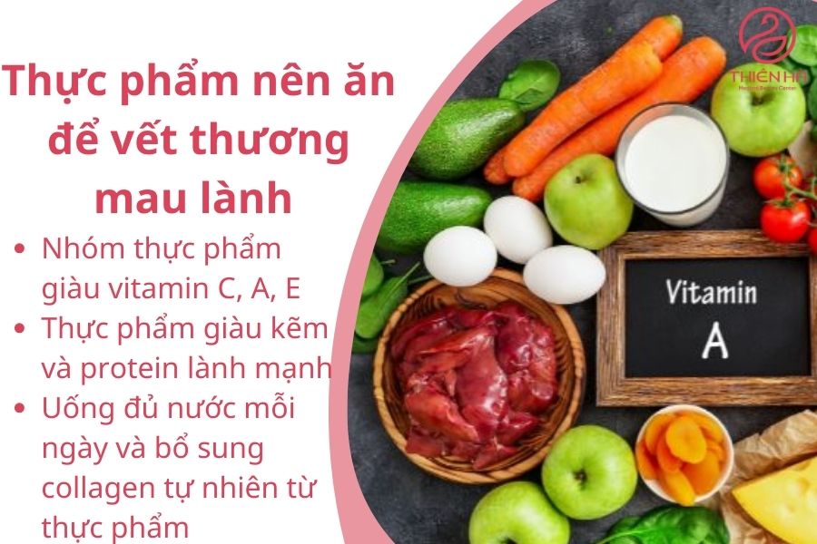 Thực phẩm nên ăn để vết thương mau lành và hạn chế sẹo lồi