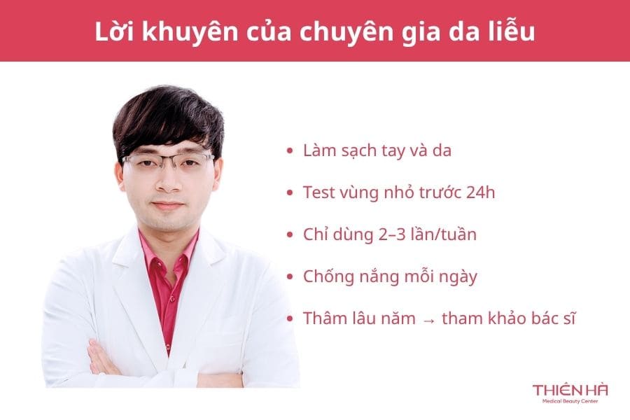 Cách trị sẹo thâm bằng rau má tại nhà an toàn và tiết kiệm 4 Lời khuyên của chuyên gia da liễu khi trị sẹo thâm bằng rau má