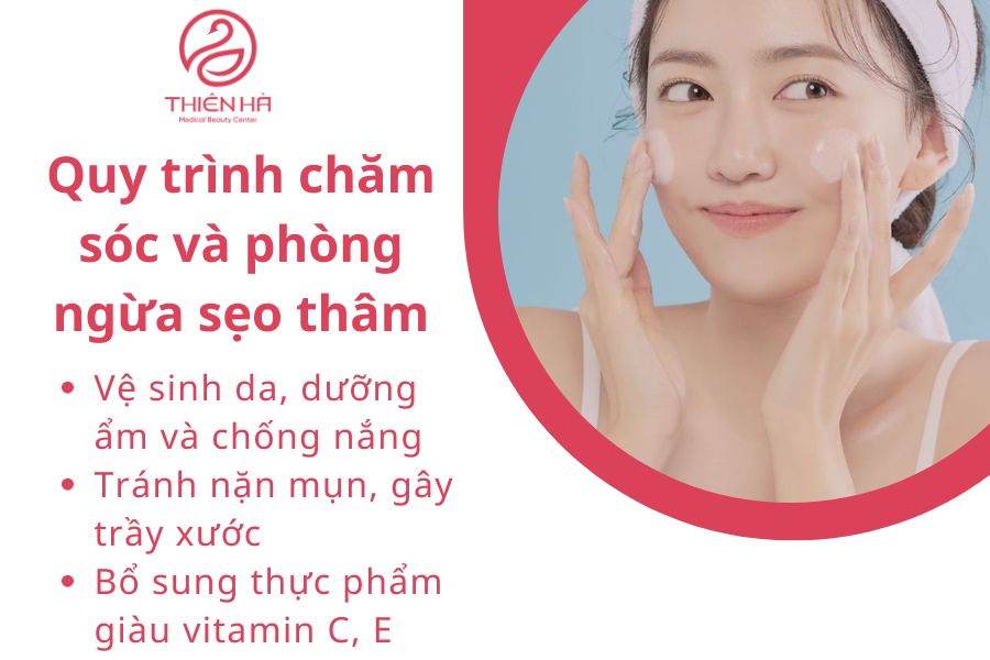 Trị sẹo thâm hiệu quả: Phương pháp tự nhiên, kem bôi và công nghệ y tế 9 Quy trình chăm sóc và phòng ngừa sẹo thâm
