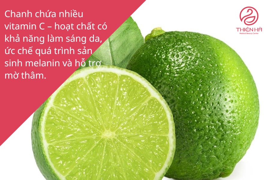 Trị sẹo thâm hiệu quả: Phương pháp tự nhiên, kem bôi và công nghệ y tế 2 Chanh: Chứa vitamin C giúp làm sáng da và giảm sản xuất melanin