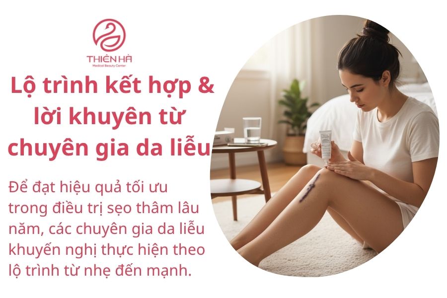 Lộ trình kết hợp & lời khuyên từ chuyên gia da liễu