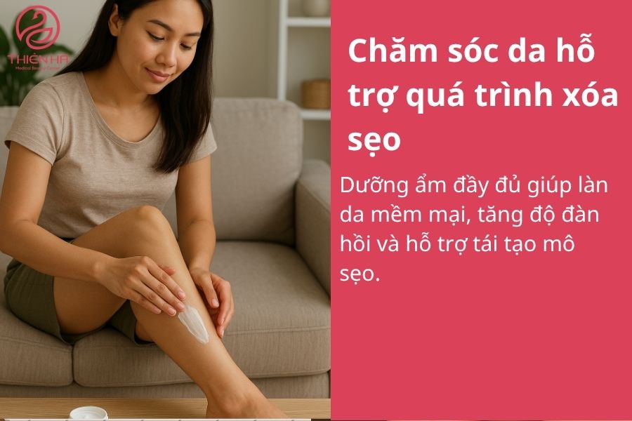 Dưỡng ẩm giúp da mềm mại 