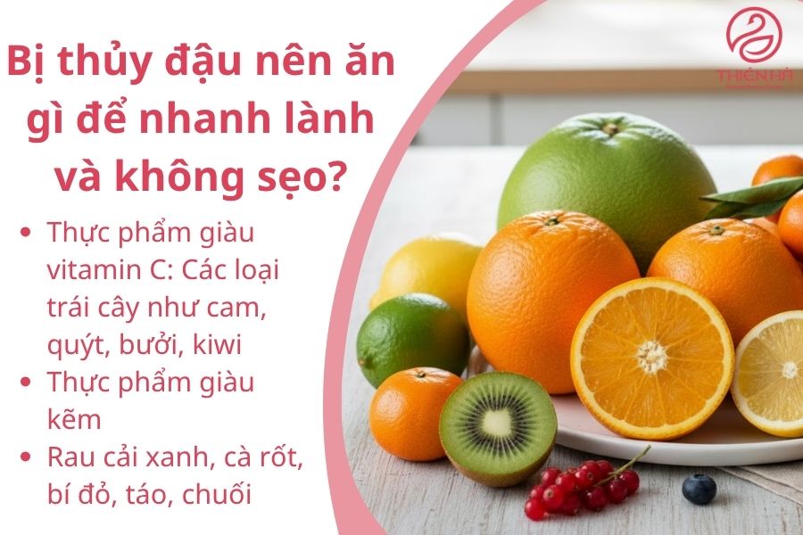 Thực phẩm giàu vitamin C (cam, quýt, bưởi)