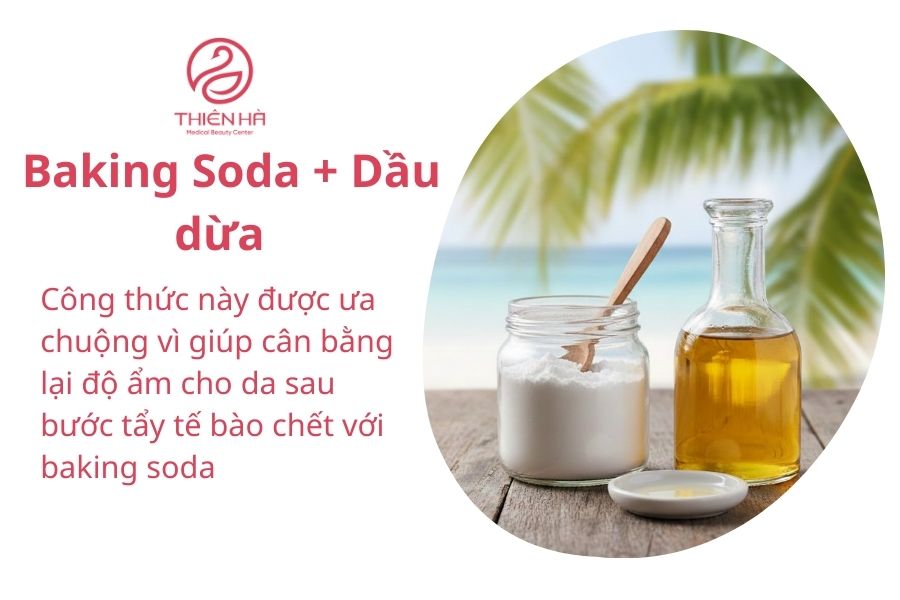 Cách làm nách hết thâm bằng baking soda an toàn, hiệu quả tại nhà 4 Baking Soda + Dầu dừa