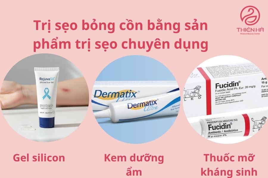 Top 10+ cách trị sẹo bỏng cồn nhanh chóng, an toàn tại nhà & spa 4 Cách trị sẹo bỏng cồn bằng sản phẩm trị sẹo chuyên dụng