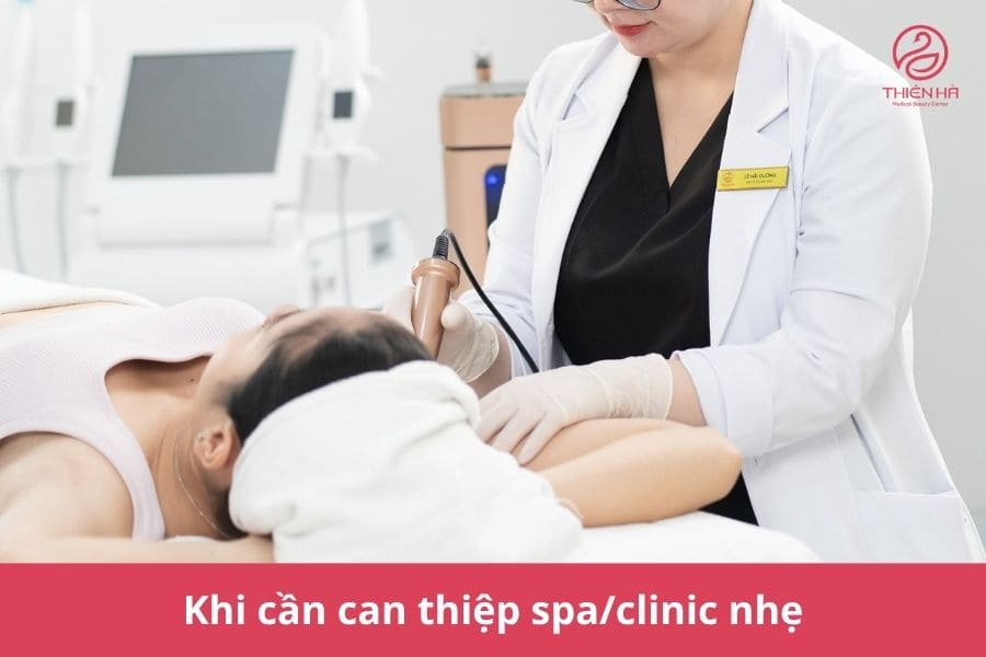 Can thiệp trị thâm nách nhẹ ở tuổi dậy thì tại spa/clinic
