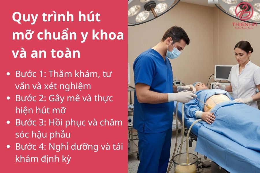 Hút mỡ bao nhiêu tiền? Bảng giá mới nhất và chi phí từng vùng 4 Quy trình hút mỡ chuẩn y khoa và an toàn