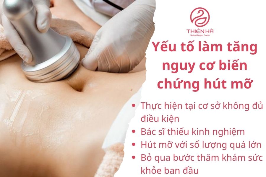 Các yếu tố làm tăng nguy cơ biến chứng hút mỡ