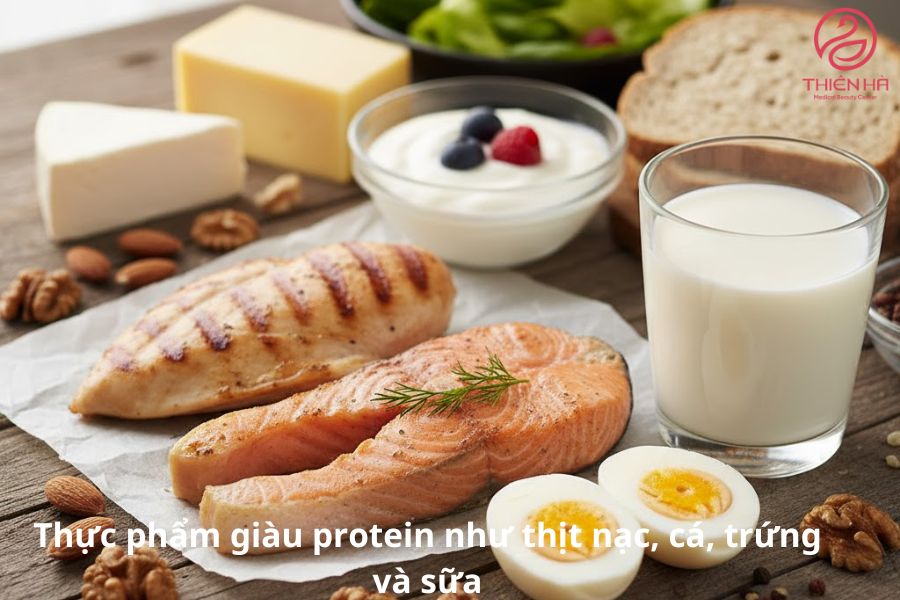 Hút mỡ lưng là gì? Giải pháp giúp tấm lưng phẳng mịn, thon gọn 6 Bổ sung thực phẩm giàu protein như thịt nạc, cá, trứng