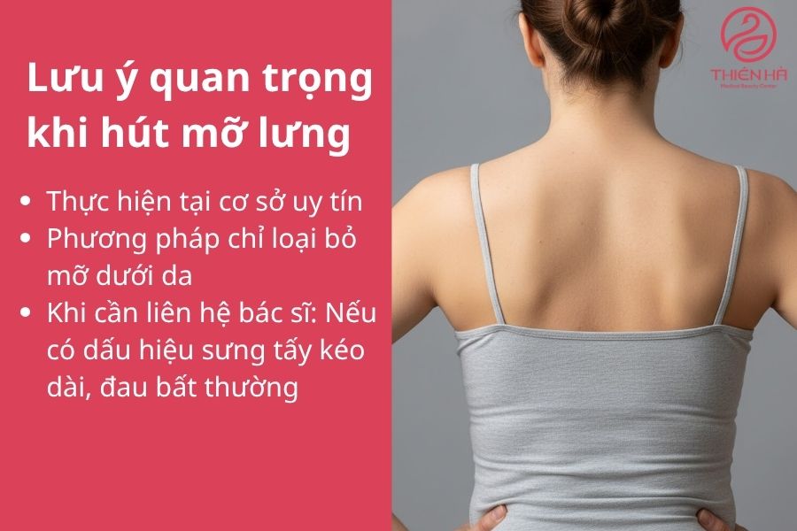 Hút mỡ lưng là gì? Giải pháp giúp tấm lưng phẳng mịn, thon gọn 7 Lưu ý khi hút mỡ lưng