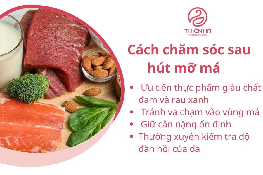 Hút mỡ má an toàn – Giải pháp giúp khuôn mặt thon gọn V-Line 6 Ưu tiên thực phẩm giàu chất đạm và rau xanh