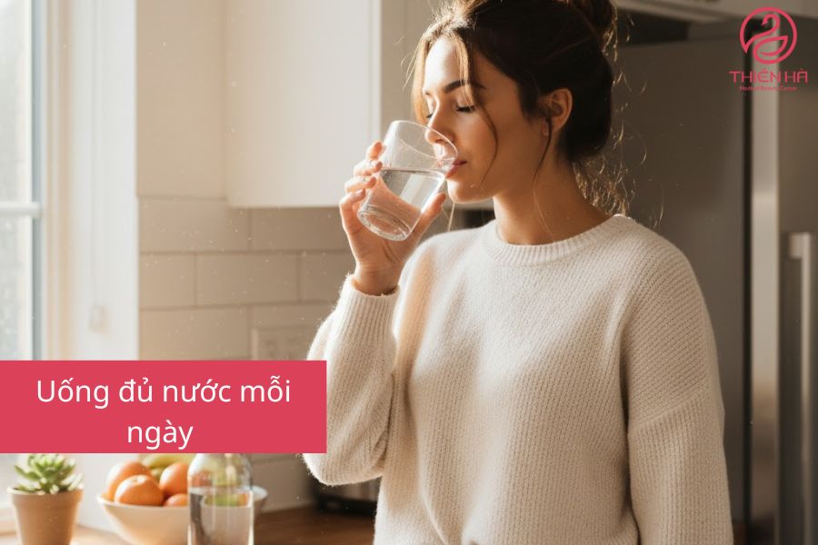 Hút mỡ nọng cằm là gì? Tất tần tật thông tin bạn cần biết 6 Uống đủ nước mỗi ngày