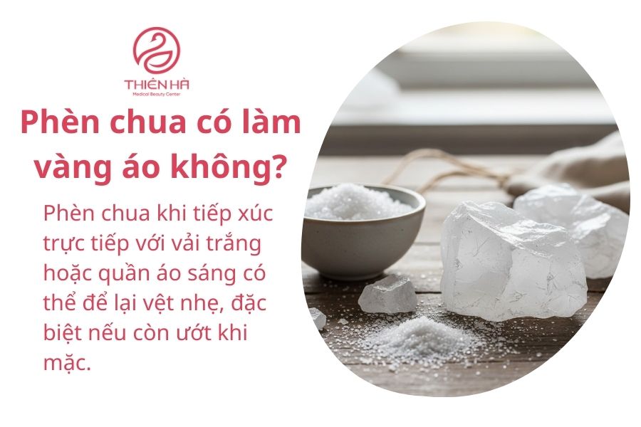 Một số câu hỏi thường gặp về phèn chua trị thâm nách 
