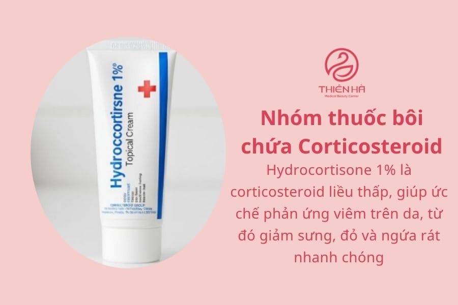 Top 7 thuốc bôi chàm môi hiệu quả, an toàn được bác sĩ khuyên dùng 4 Nhóm thuốc bôi chứa Corticosteroid (Dùng theo toa của bác sĩ)
