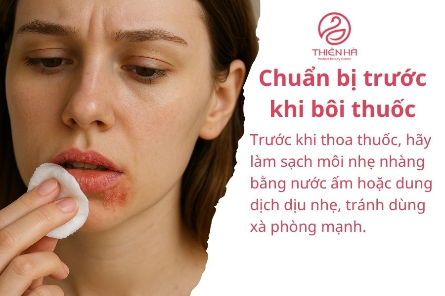 Top 7 thuốc bôi chàm môi hiệu quả, an toàn được bác sĩ khuyên dùng 5 Làm sạch môi trước khi bôi thuốc