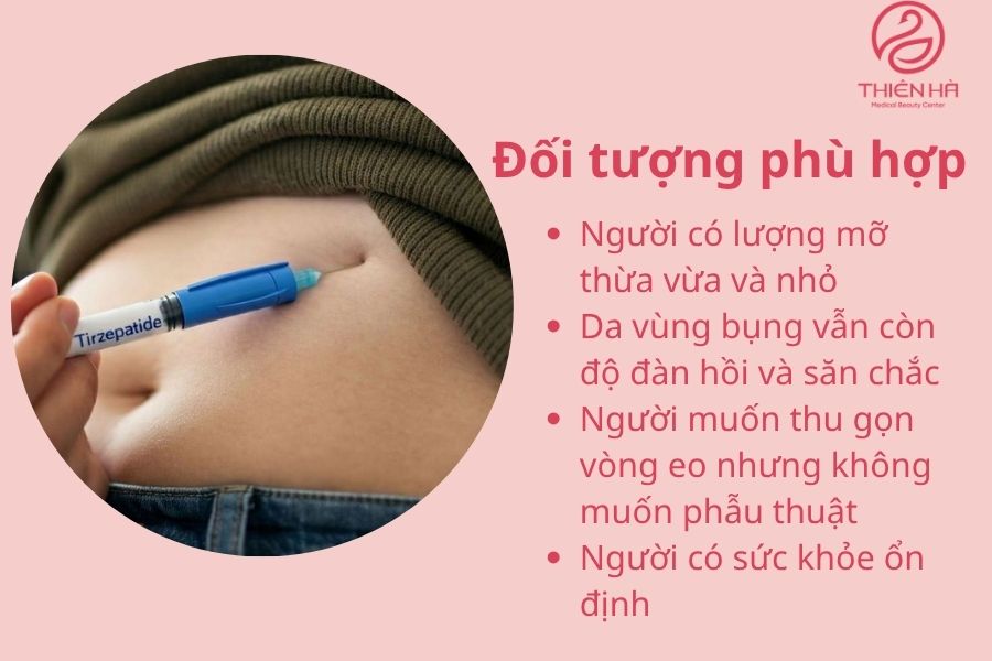 Đối tượng phù hợp tiêm tan mỡ bụng 