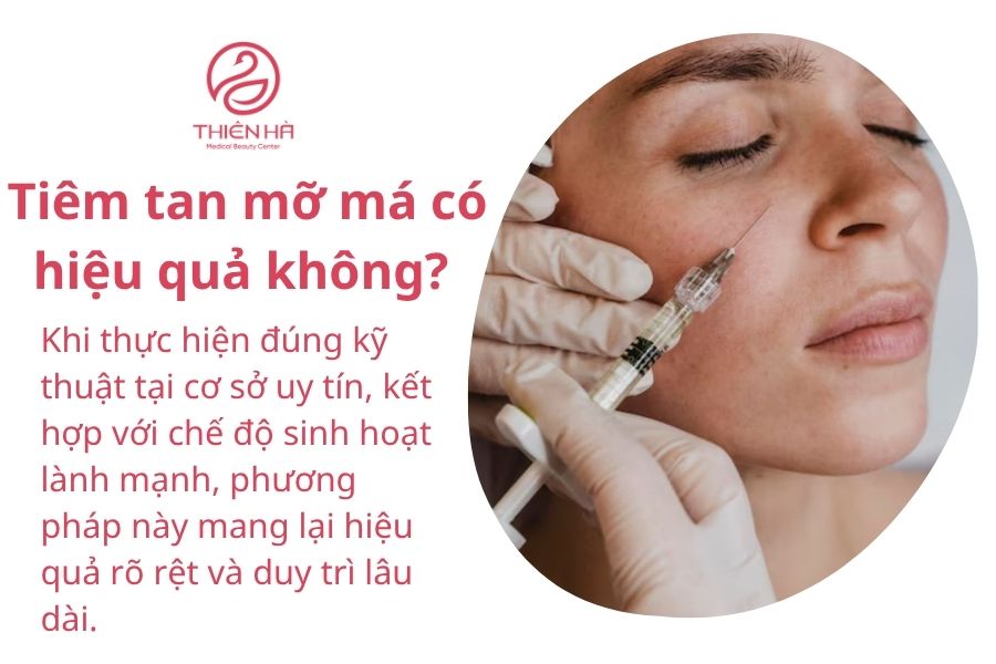 Một số câu hỏi thường gặp về tiêm tan mỡ má 