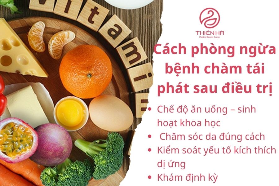 Trị chàm tận gốc uy tín và an toàn tại Viện Thẩm Mỹ Thiên Hà 6 Duy trì chế độ ăn giàu vitamin