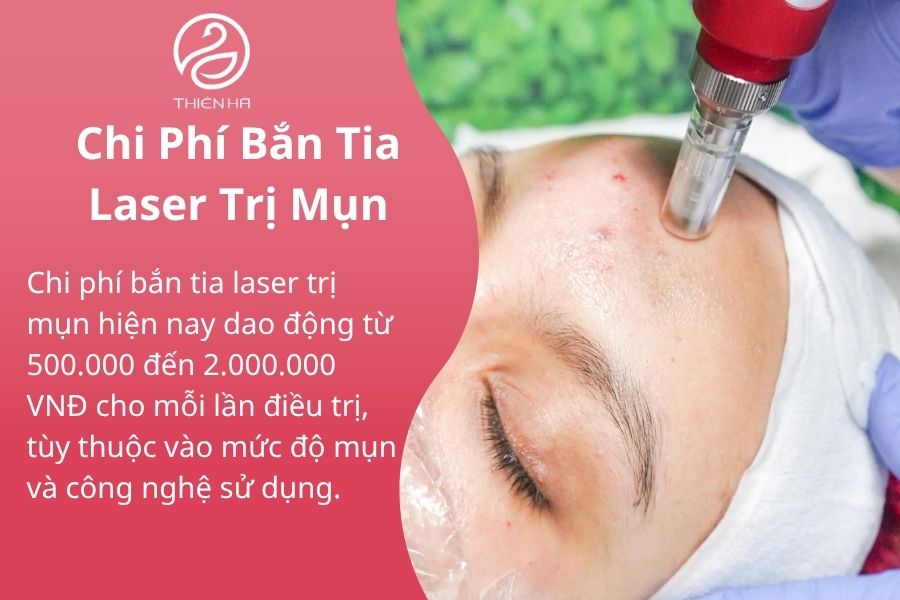 Bắn Tia Laser Trị Mụn: Hiệu Quả, Ưu Nhược Điểm & Chi Phí 4 Chi phí bắn tia laser trị mụn bao nhiêu ?