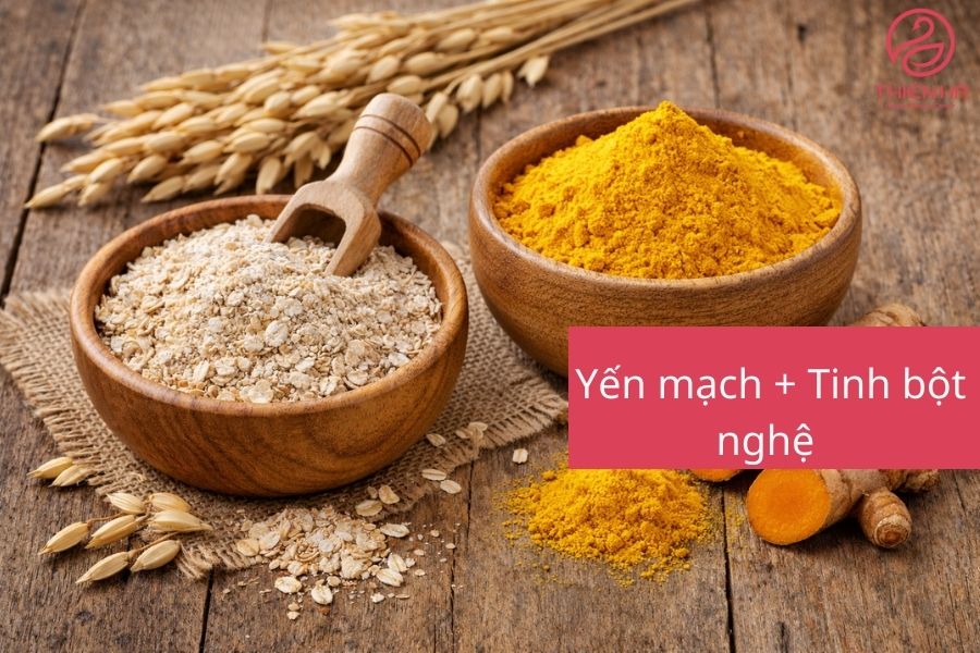 Yến mạch + Tinh bột nghệ