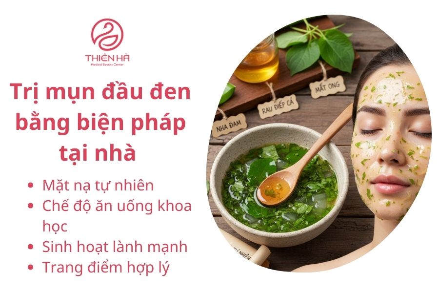 Trị mụn đầu đen bằng biện pháp tại nhà 