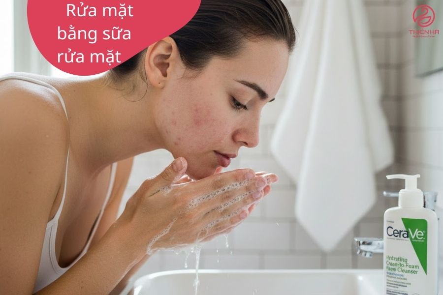 Cách trị mụn nội tiết dứt điểm bằng chăm sóc da