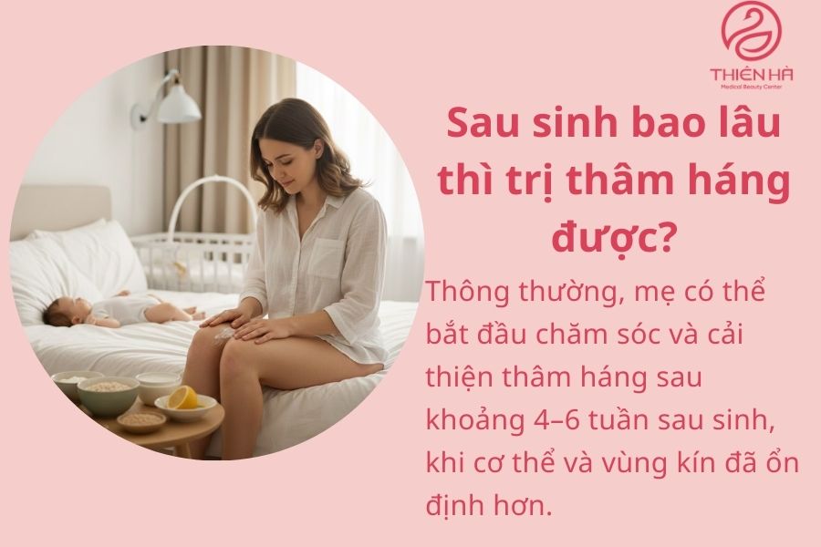 Câu hỏi thường gặp về trị thâm háng sau sinh