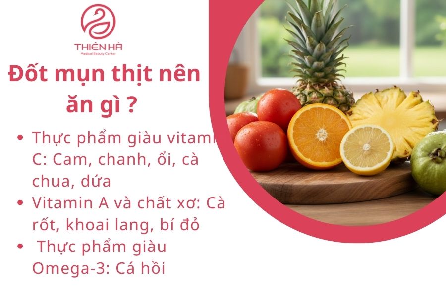 Đốt mụn thịt nên ăn gì ? 