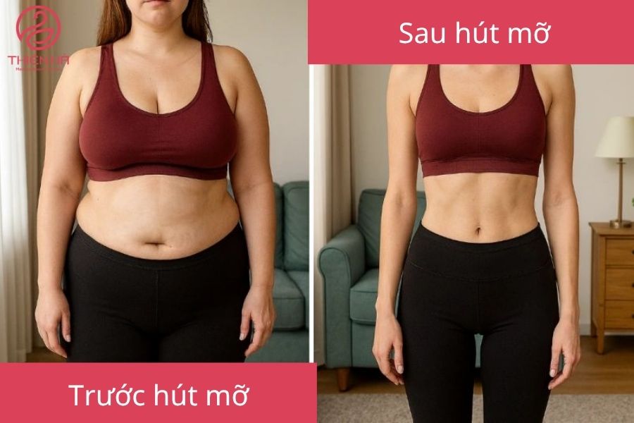 Cơ thể thon gọn sau hút mỡ toàn thân 
