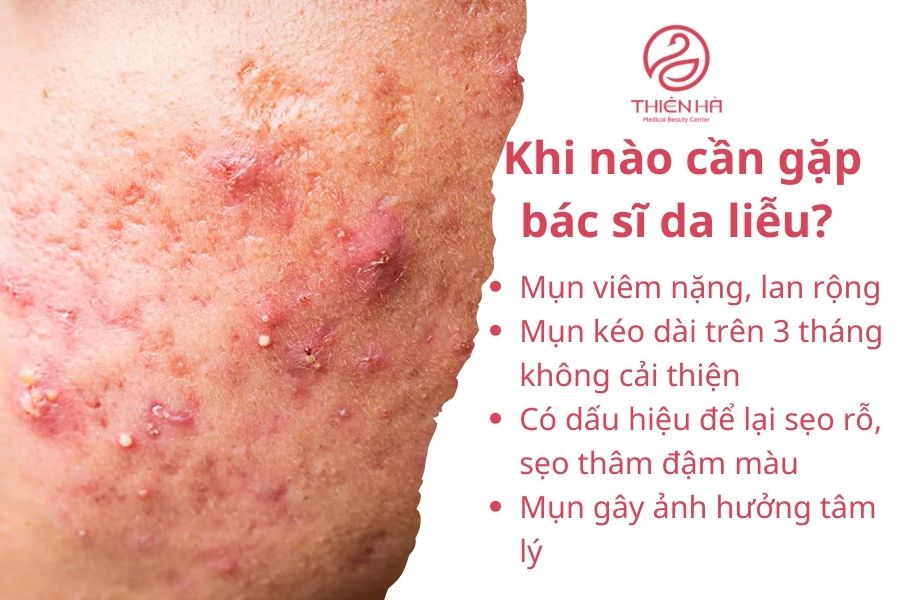 Dấu hiệu cần gặp bác sĩ da liễu 