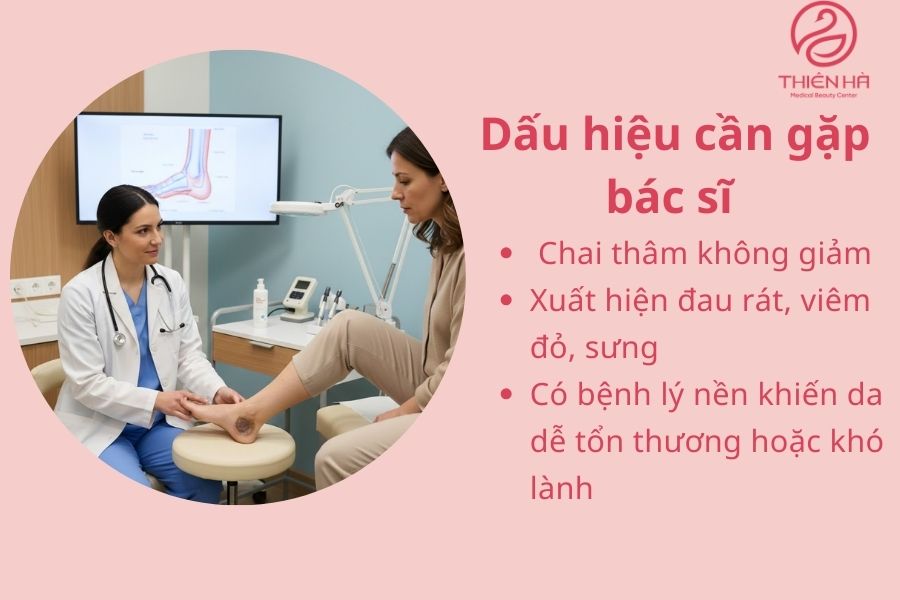 Dấu hiệu cần gặp bác sĩ 