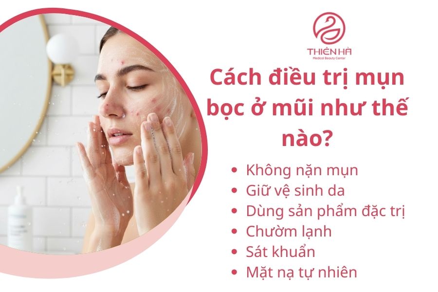 Cách điều trị mụn bọc ở mũi như thế nào?