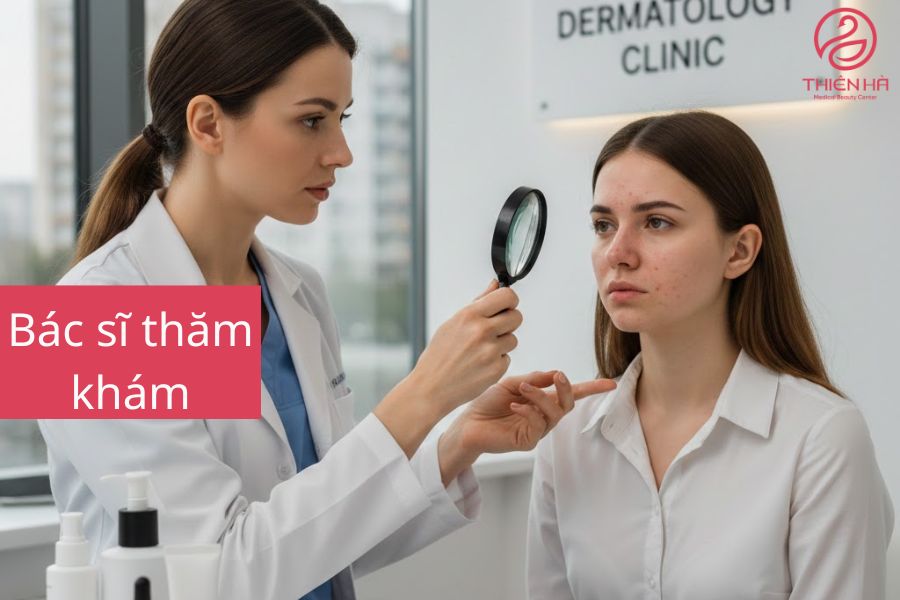 Gặp bác sĩ da liễu khi có dấu hiệu mụn đầu đen nặng hơn 