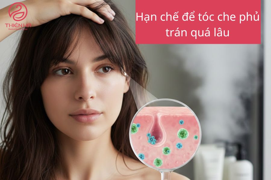 Lưu ý phòng ngừa mụn li ti trên trán