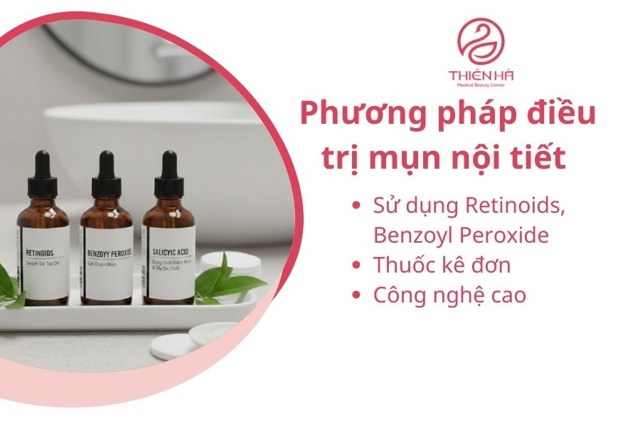 Phương pháp điều trị mụn nội tiết 