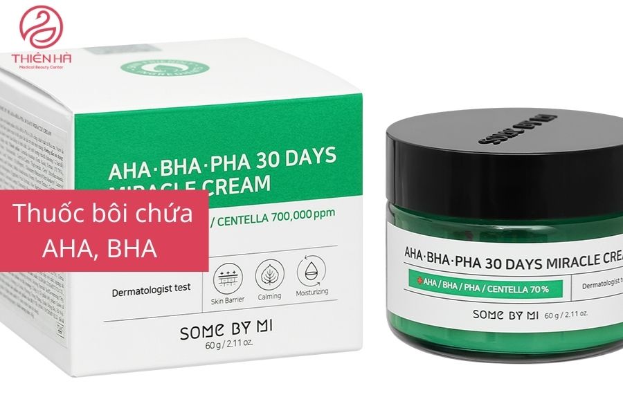 Thuốc bôi chứa AHA, BHA