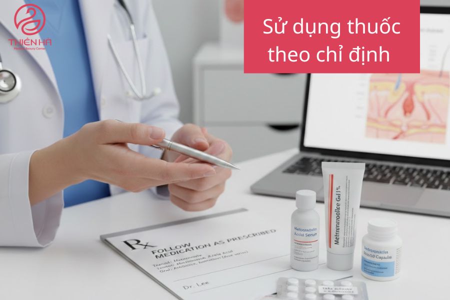 Cách điều trị và kiểm soát mụn trứng cá đỏ 