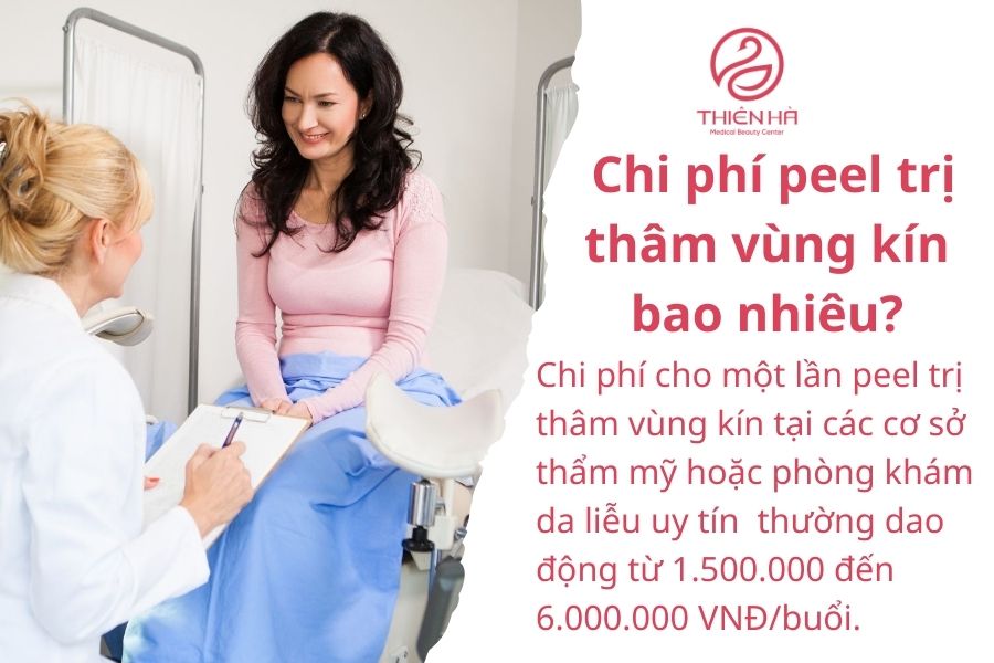 Chi phí peel trị thâm vùng kín bao nhiêu?