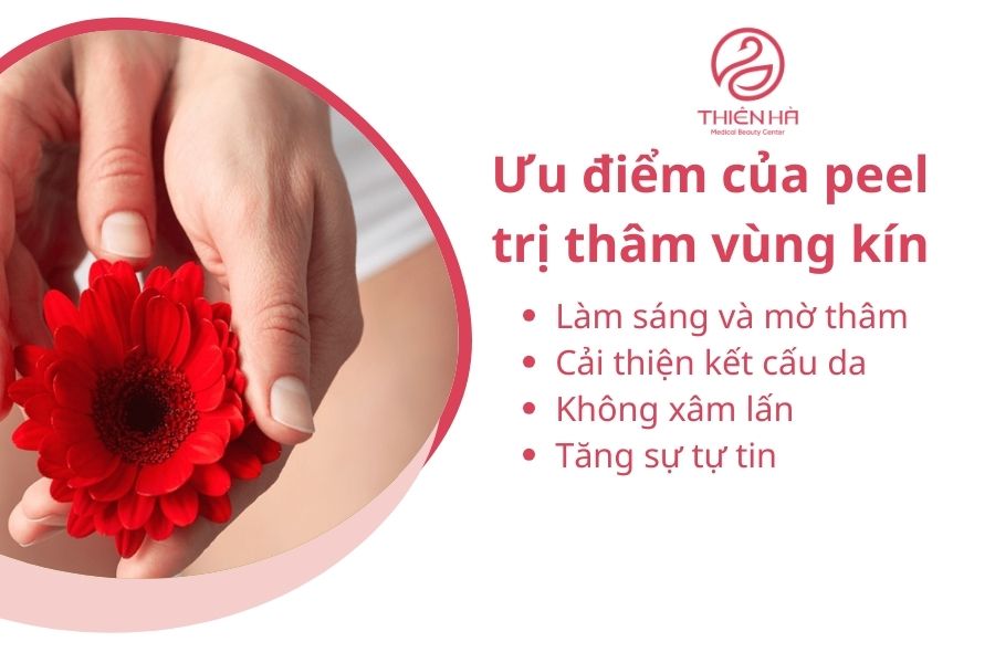 Ưu điểm  của peel trị thâm vùng kín