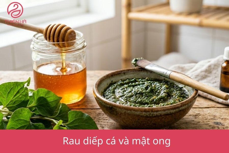 Rau diếp cá và mật ong
