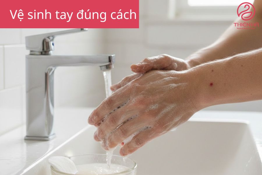 Tất tần tật về tay bị nổi mụn nước : Nguyên nhân và cách xử lý 3 Vệ sinh tay đúng cách