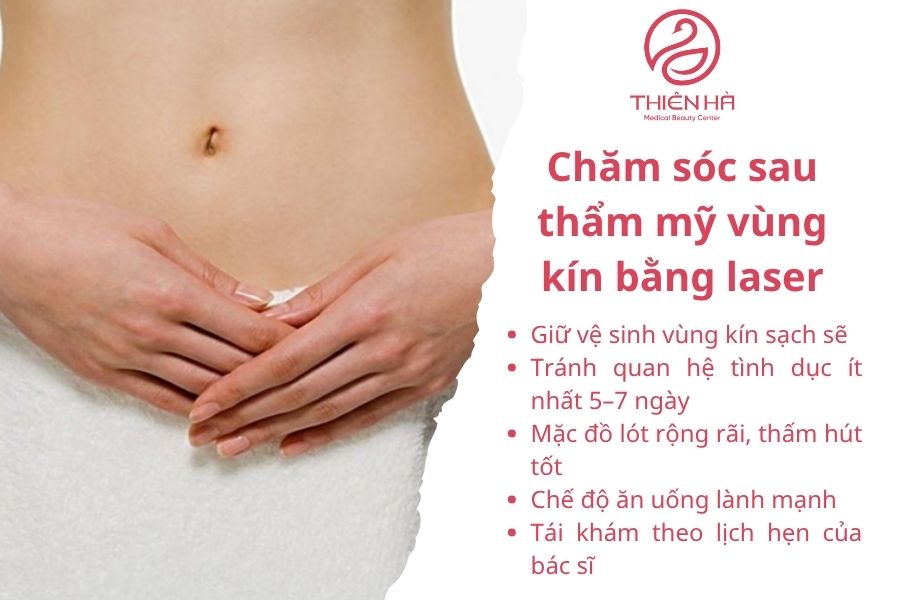Các cách chăm sóc vùng kín bằng laser 