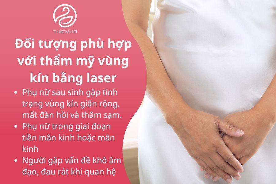 Thẩm mỹ vùng kín bằng laser phù hợp với nhiều đối tượng phụ nữ 