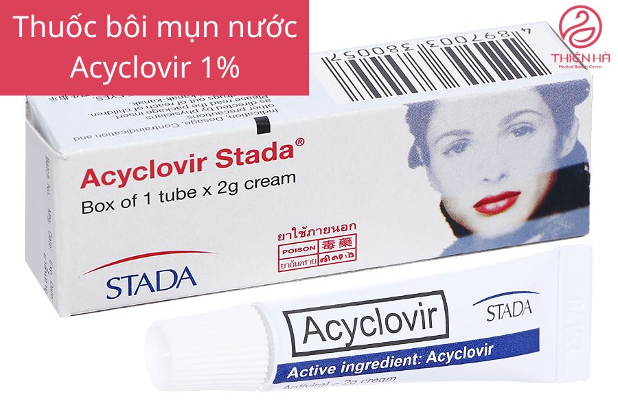 Thuốc bôi mụn nước Acyclovir 1%