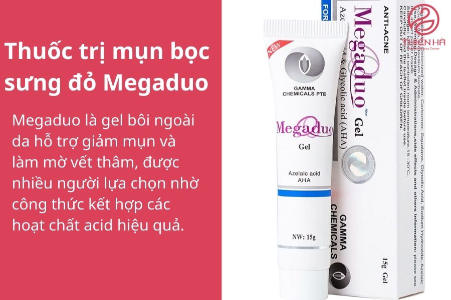 Thuốc trị mụn bọc sưng đỏ Megaduo