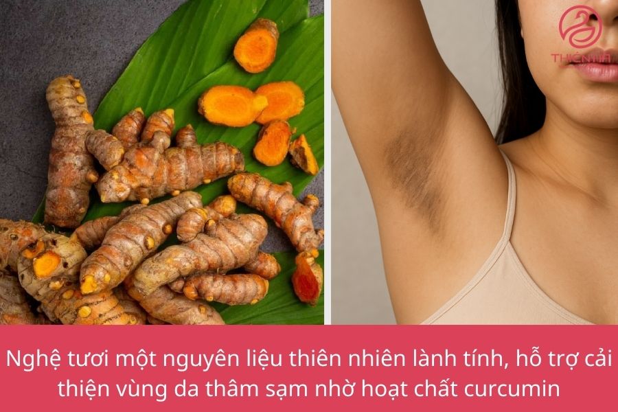 7 công thức vàng trị thâm nách bằng nghệ tươi an toàn hiệu quả 1 Vì sao nghệ tươi giúp trị thâm nách?